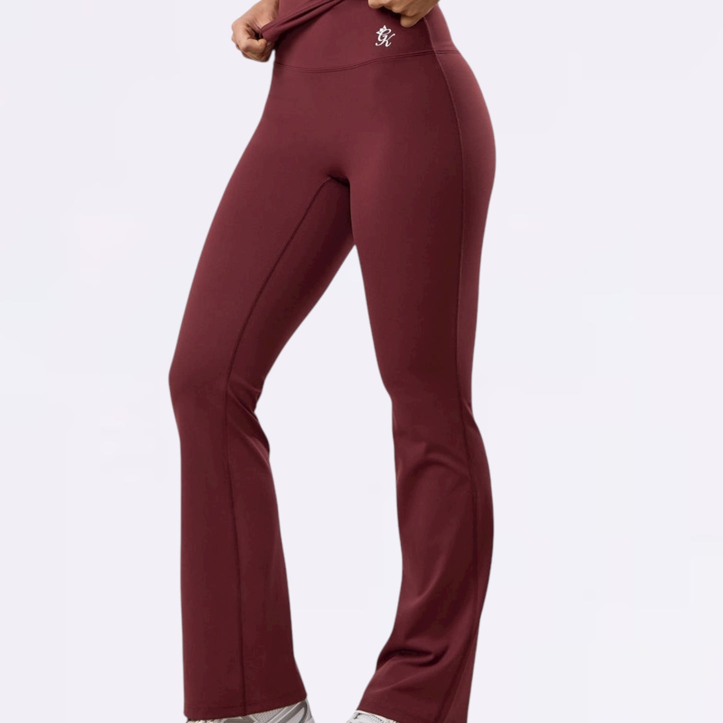 Gym King 365 Flared Yoga Legging - Burgundy