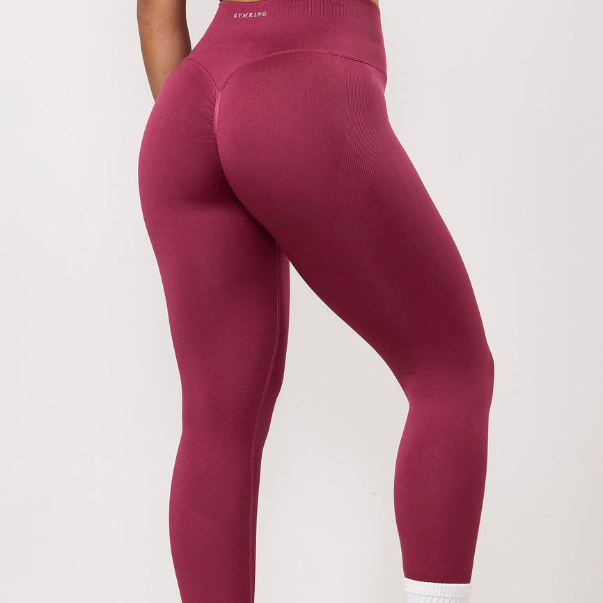 GymKing Sculpt Seamless - Bra & Leggings Set - Pomegranate