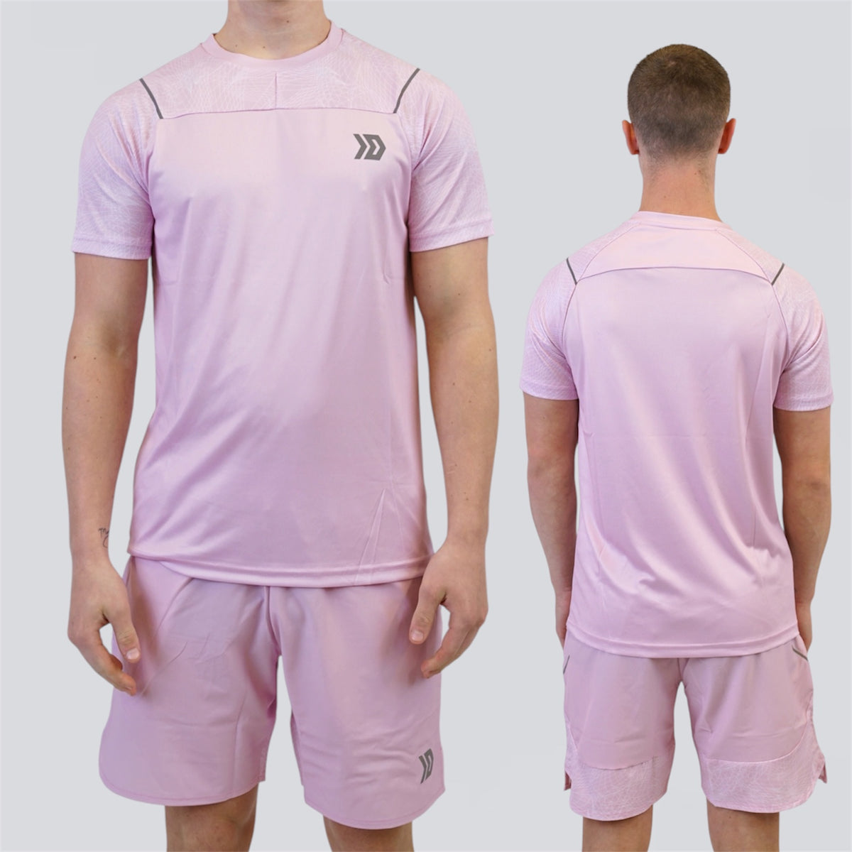 DASH Hyperweb Tee Set - Pink Foam