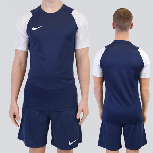 Nike Dri-Fit Academy 2.0 Set - Tee & Shorts - Navy / White