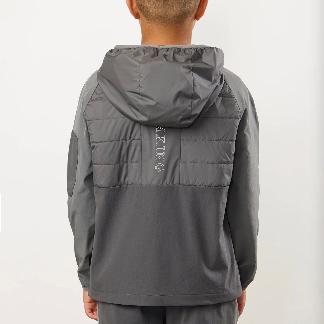 Gym King Endurance Hybrid Jacket - Grey Multi (Junior)