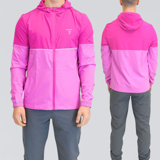 GRIID Ventus Set - Windrunner & Bottoms - Rose Pink / Grey