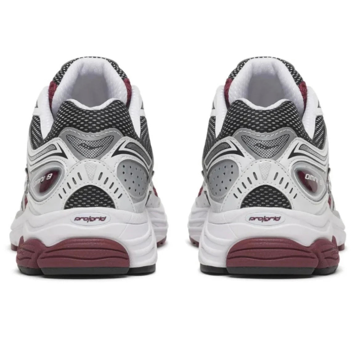 Saucony Omni 9 Silver Maroon