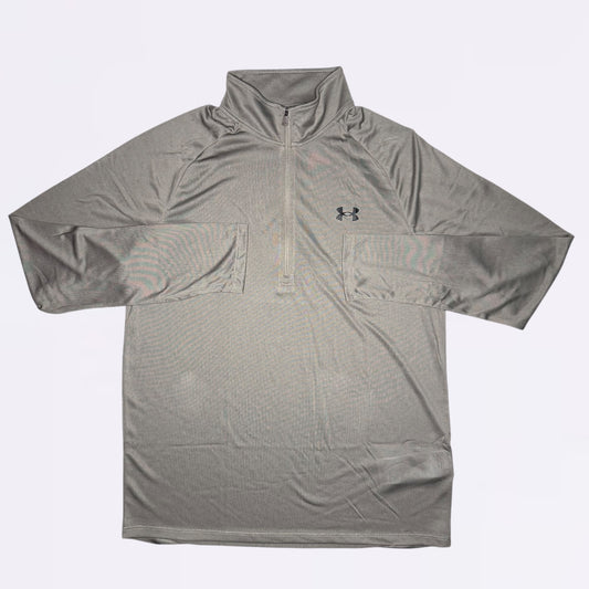 Under Armour Half Zip Taupe Brown