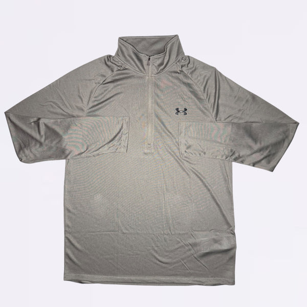Under Armour Half Zip Taupe Brown