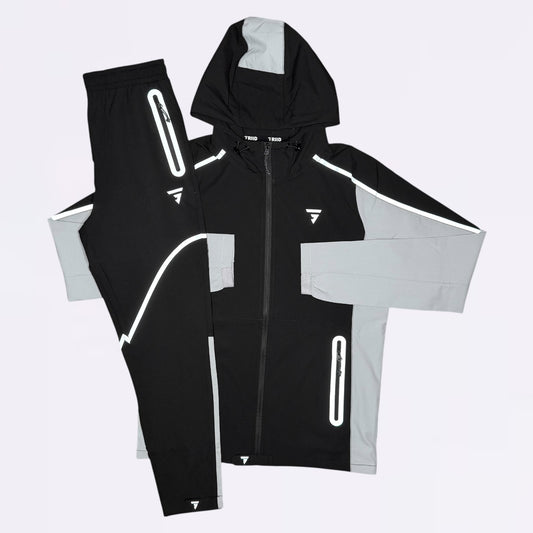 GRIID Reflect Tracksuit - Black / Grey (Junior)