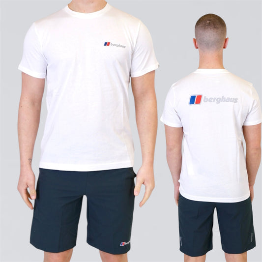 Berghaus FB & Terrain Set - Tee & Shorts - White / Black