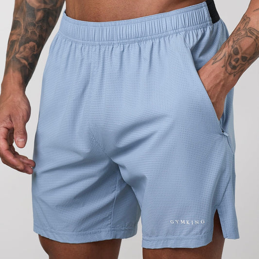 Gym King Energise 5” Shorts - Powder Blue