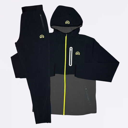 Flux Versatility Set - Jacket & Bottoms - Black / Neon