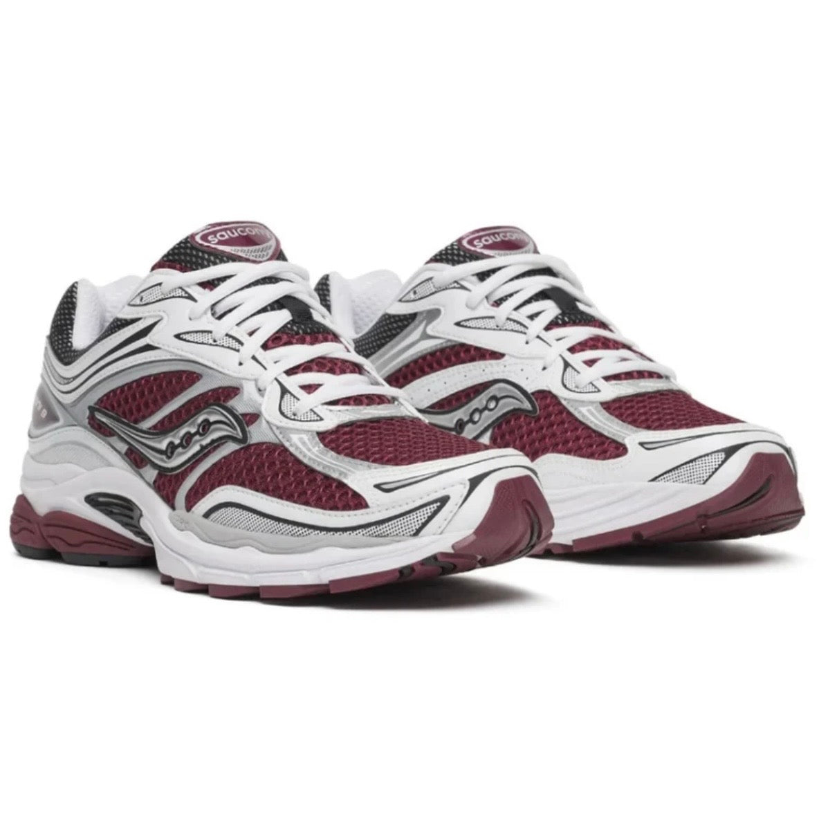 Saucony Omni 9 Silver Maroon