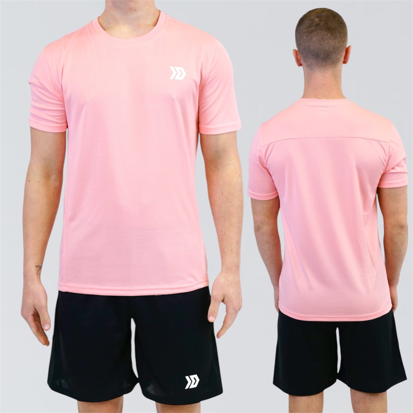 DASH Active Tee Set - Pink Foam / Black