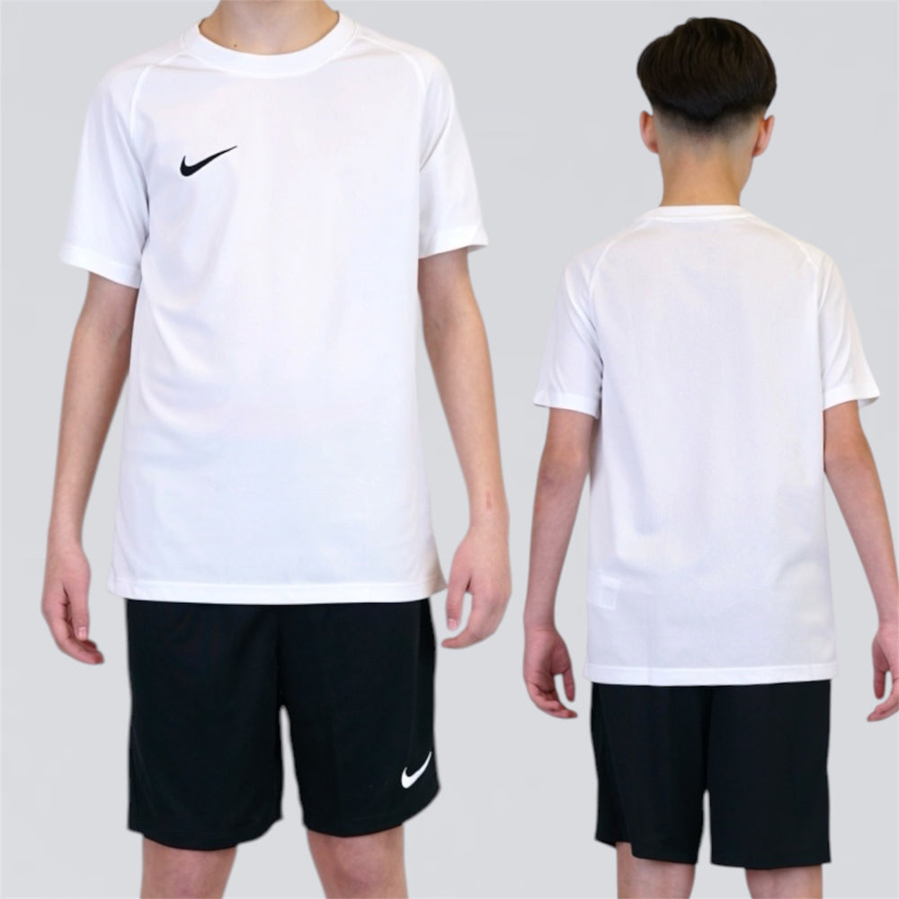 Nike Dri Fit Set - White / Black (Junior)