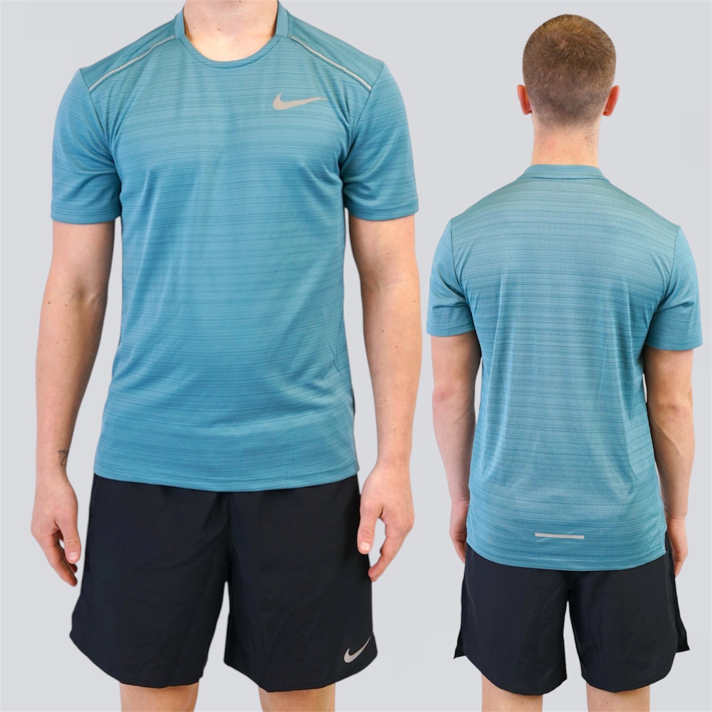 Nike Miler & Challenger Set - Mineral Blue / Black