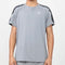 T Shirt Light Grey/Aqua (Junior)