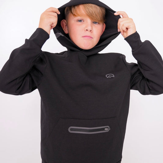Flux Velar Hoodie - Black (Junior)