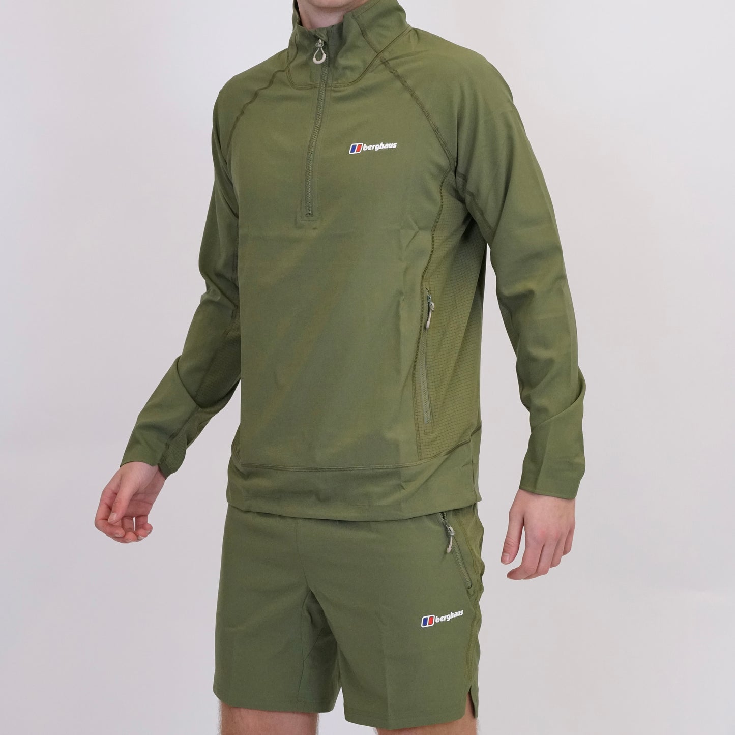 Berghaus Wavertree Half Zip - Dark Green