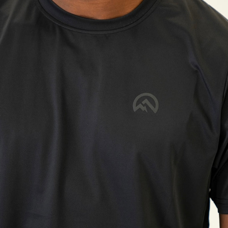 Flux Logo Tee - Black / Grey