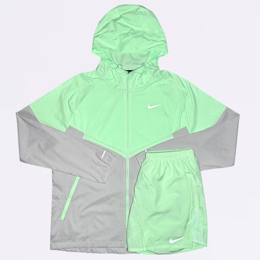 Nike Vapour Green Set - Windrunner & Shorts