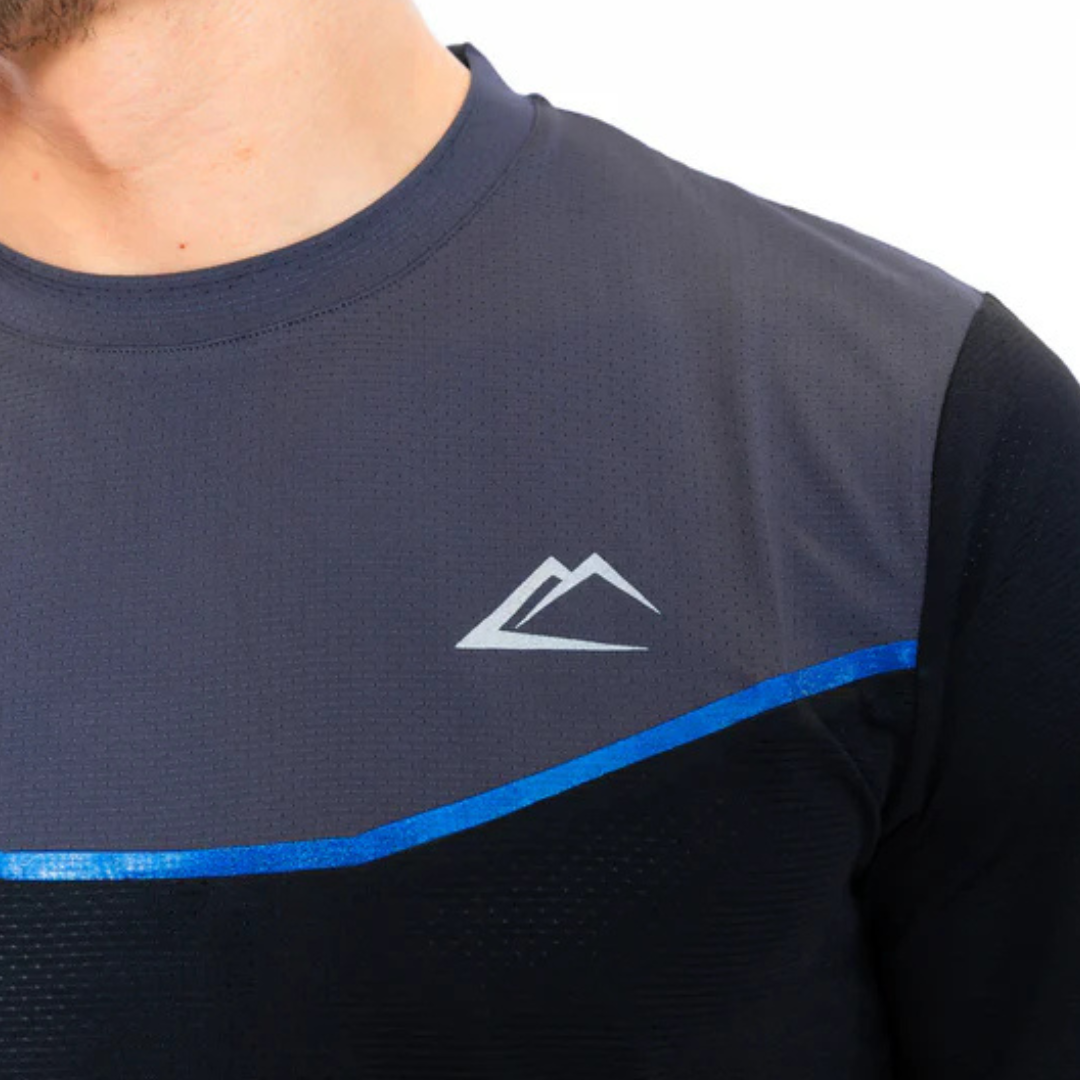 ActiveLine Line Tee - Black / Royal Blue