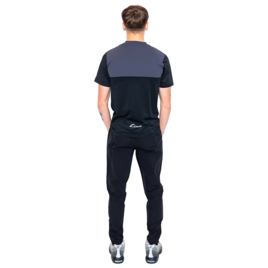 ActiveLine Line Tee - Black / Royal Blue