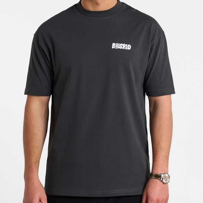 Bee Inspired By Greatness Tee - Charcoal