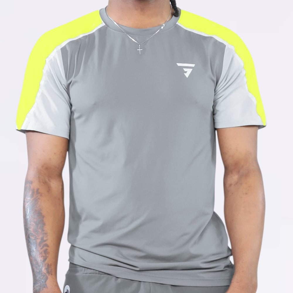 GRIID Reflect Tee - Graphite / Neon