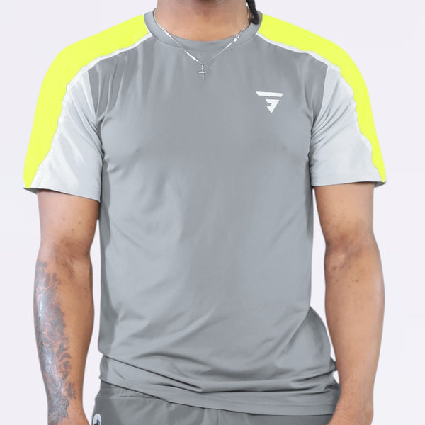 GRIID Reflect Tee - Graphite / Neon