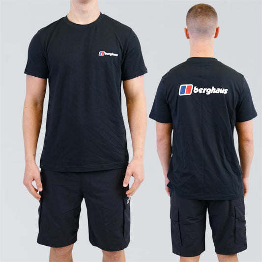 Berghaus Front & Black & Holmside Set - Tee & Short - Black