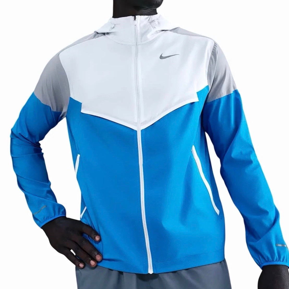 Nike Windrunner - White / Deep Blue