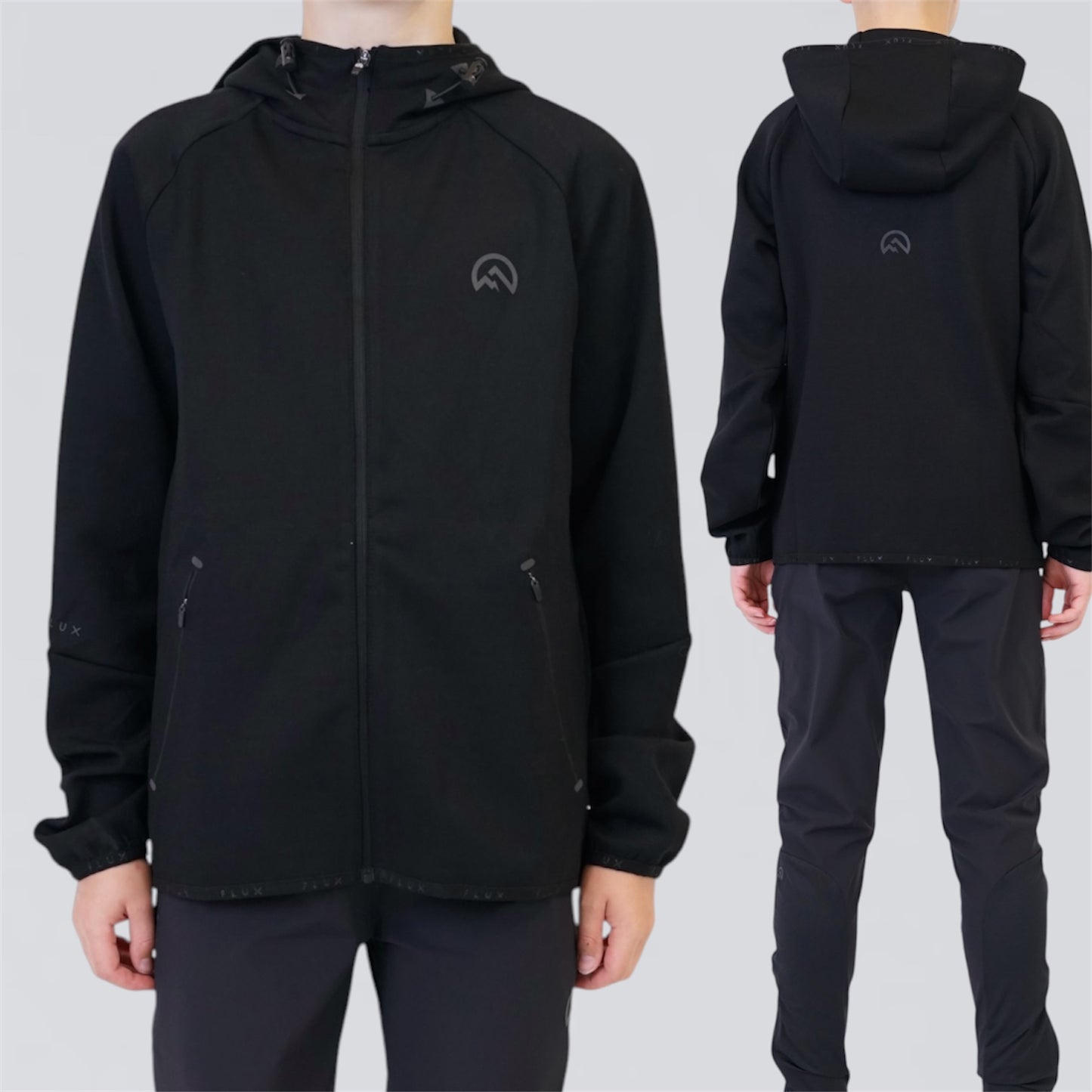 Flux Velar & Running Set - Black (Junior)