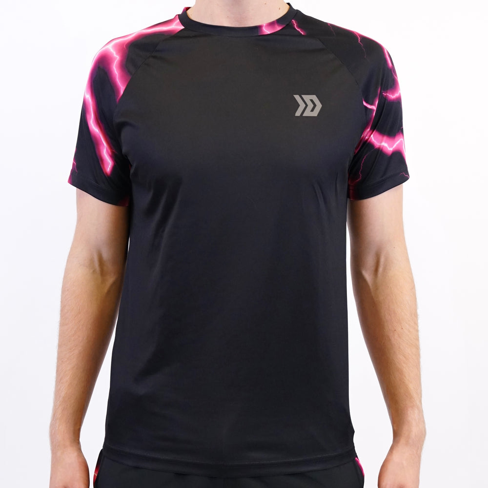 DASH Lightning Tee - Black / Pink