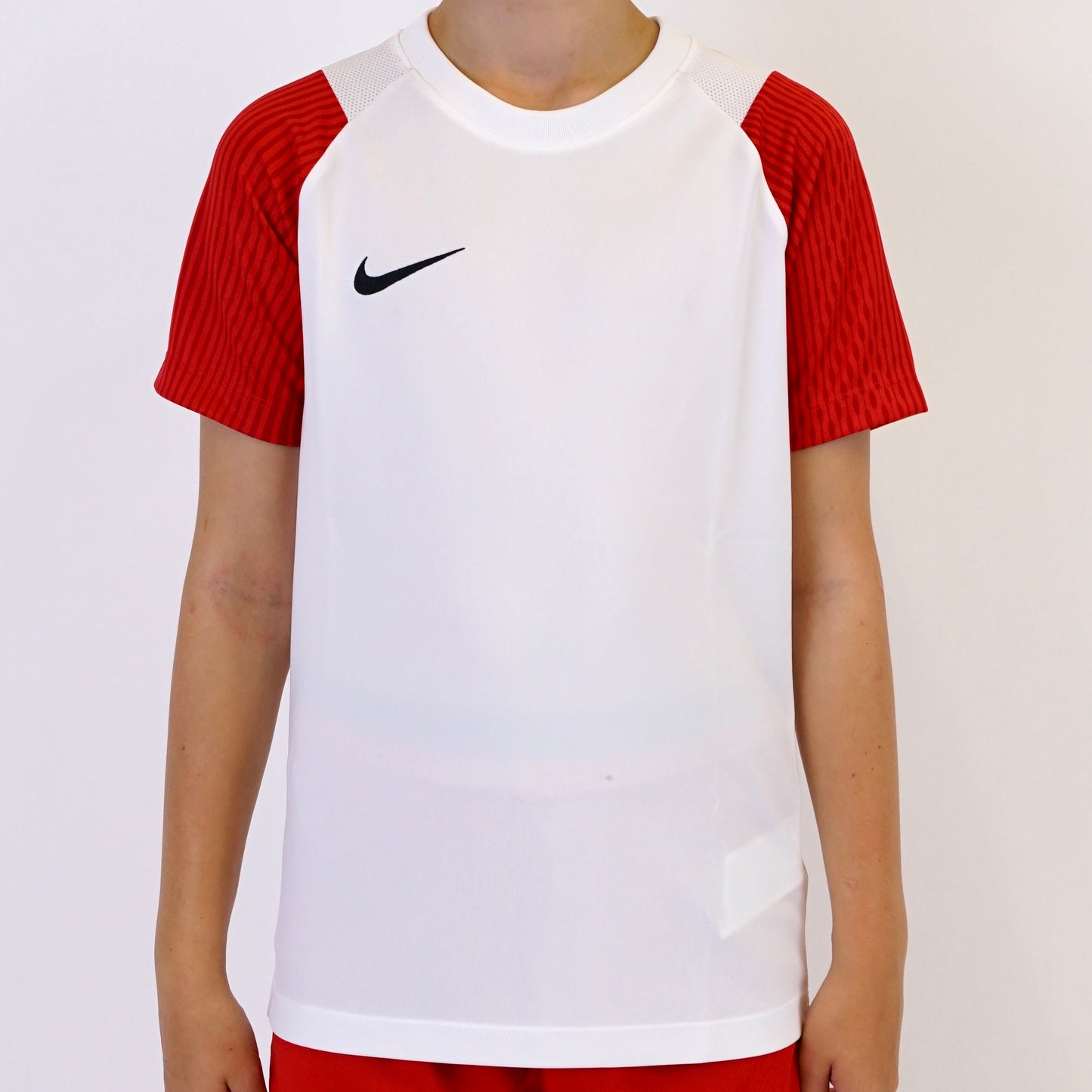 Nike Dri-Fit Academy 2.0 Tee - White / Red (Junior)