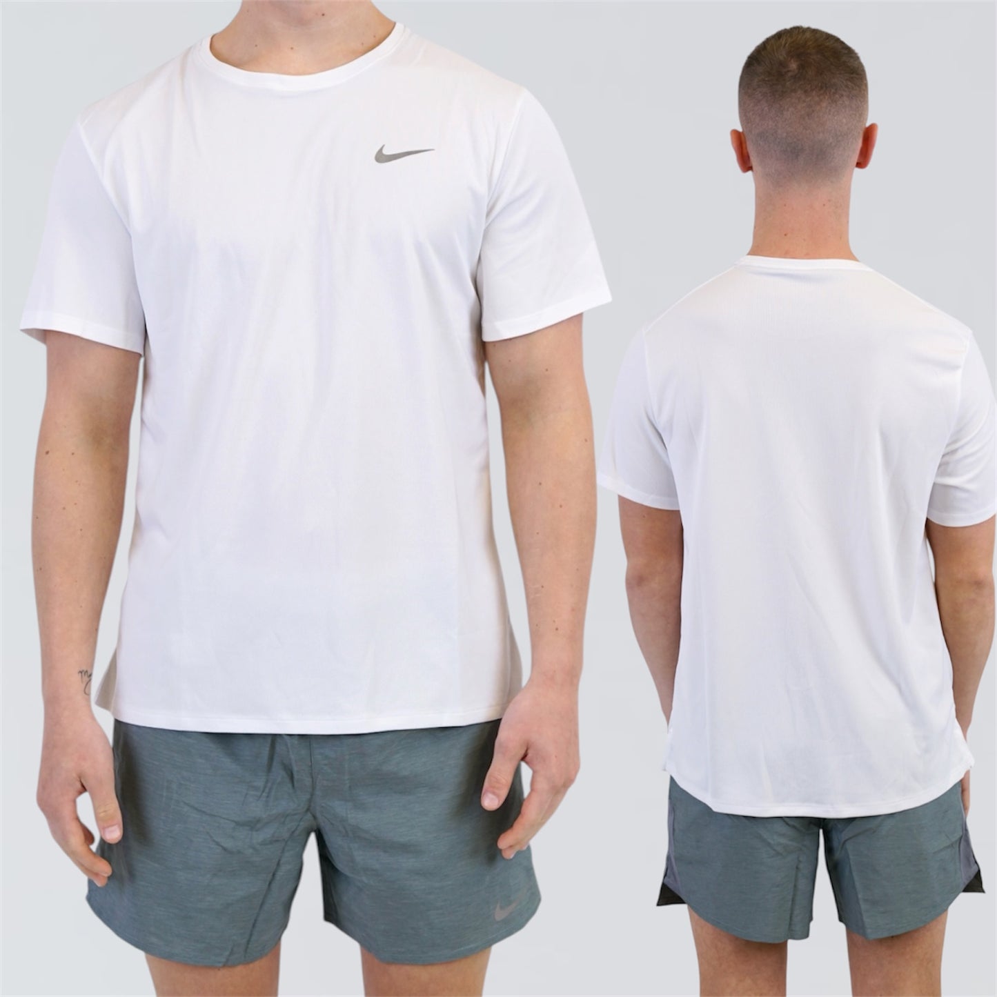 Nike Miler 3.0 & Challenger Set - White / Grey
