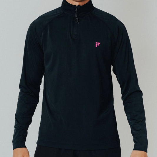INFORM Transform Half Zip - Black / Pink