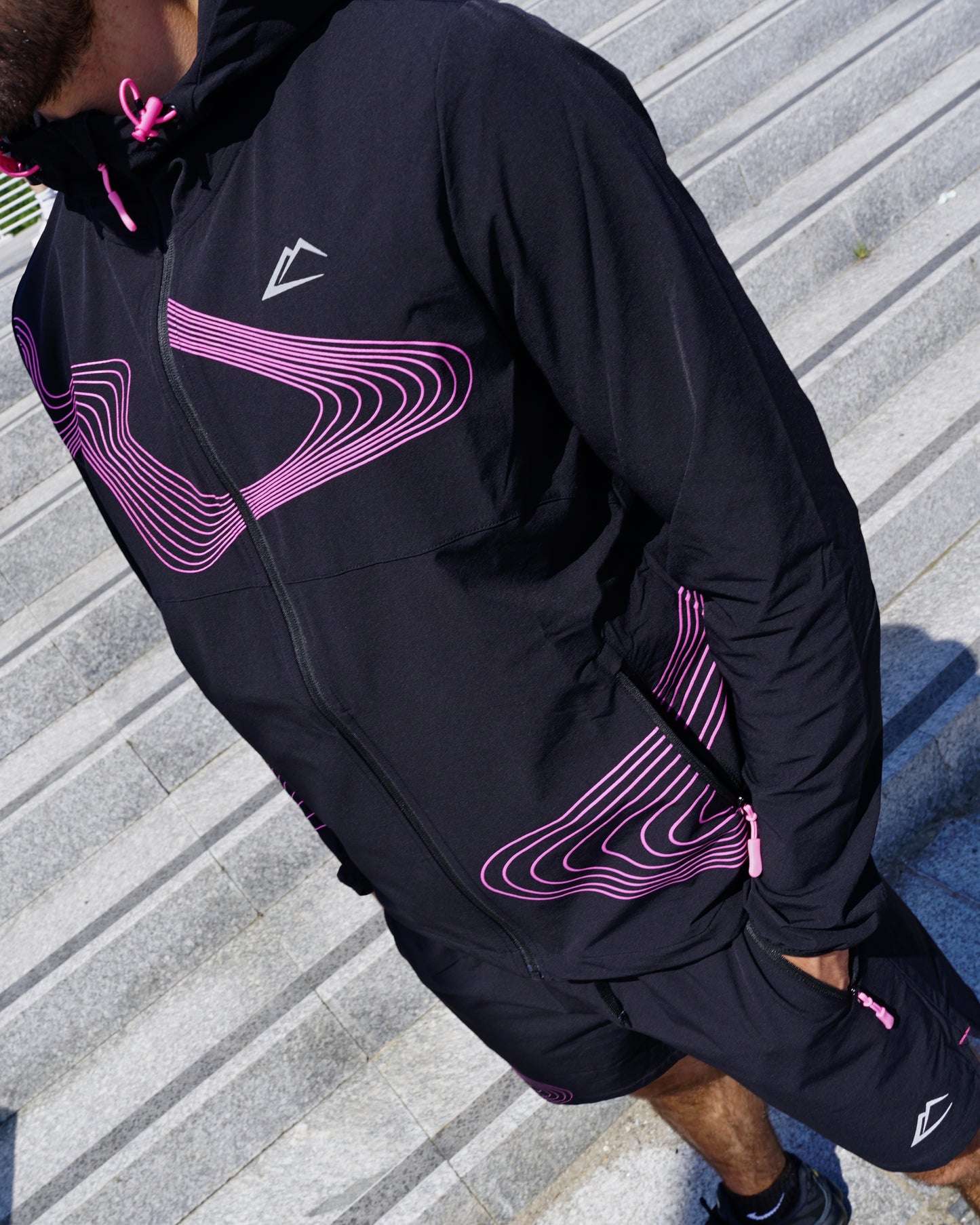 ActiveLine Wave 3 Piece Set - Black / Pink