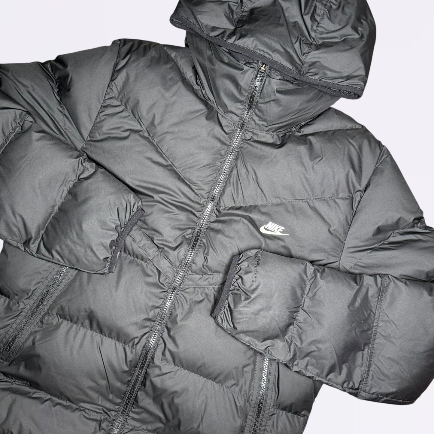 Nike Puffer Jacket - Black (Junior)