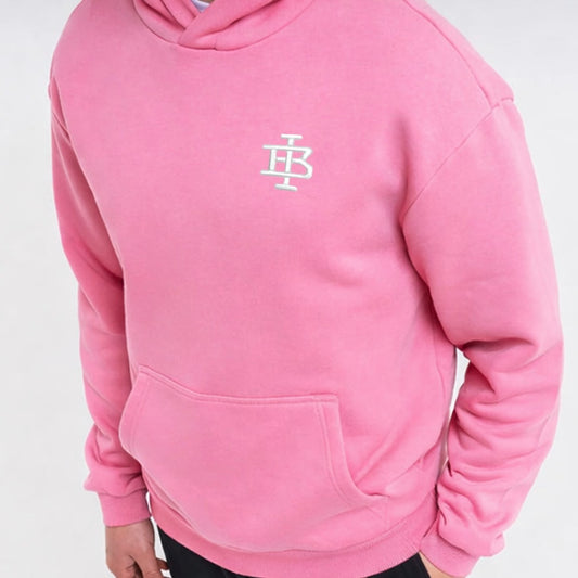Bee Inspired Monogram Hoodie - Pink