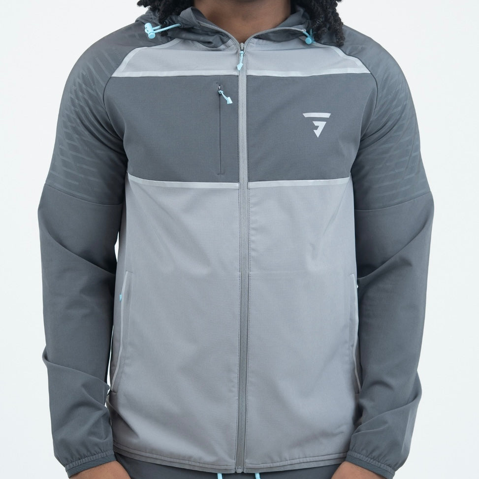 GRIID Glitch Jacket - Blue / Grey