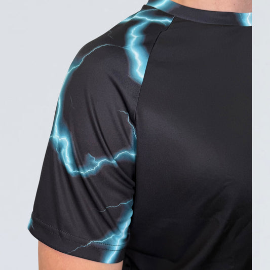 DASH Lightning Tee - Black / Blue