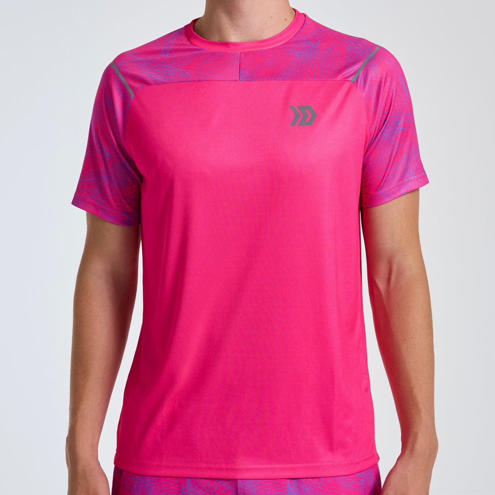 DASH Hyperweb Tee - Pink