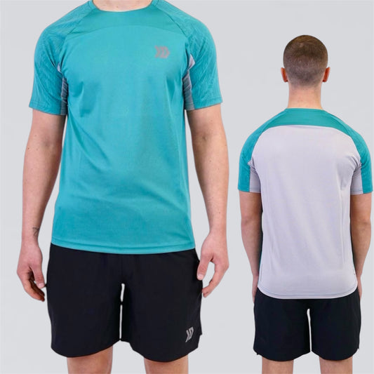 DASH Tee & Shorts Set - Mint Green / Black