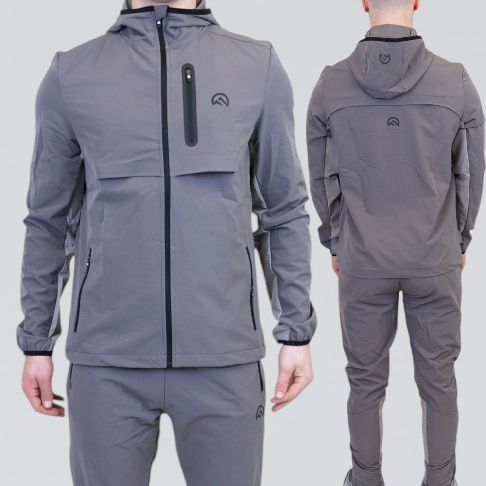 Flux Versatility Set - Jacket & Bottoms - Grey / Black (Junior)