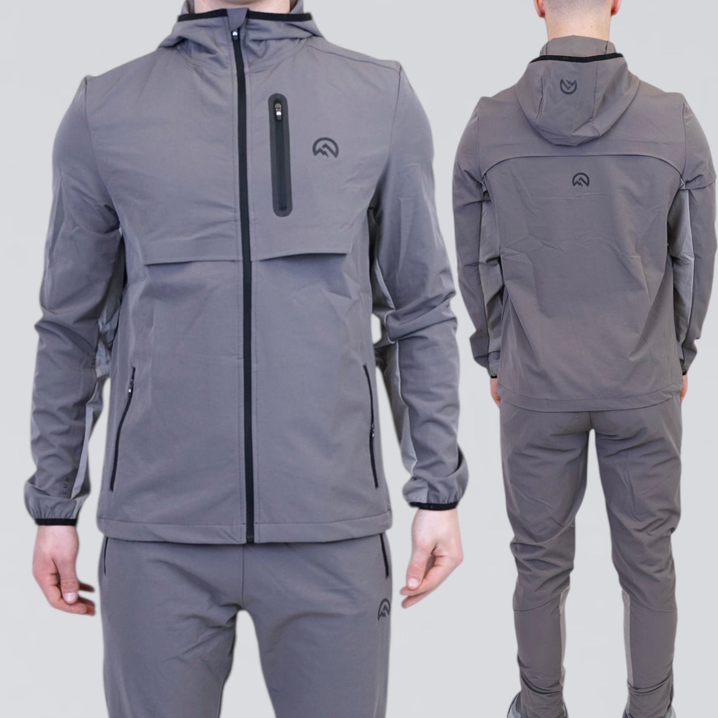 Flux Versatility Set - Jacket & Bottoms - Grey / Black (Junior)