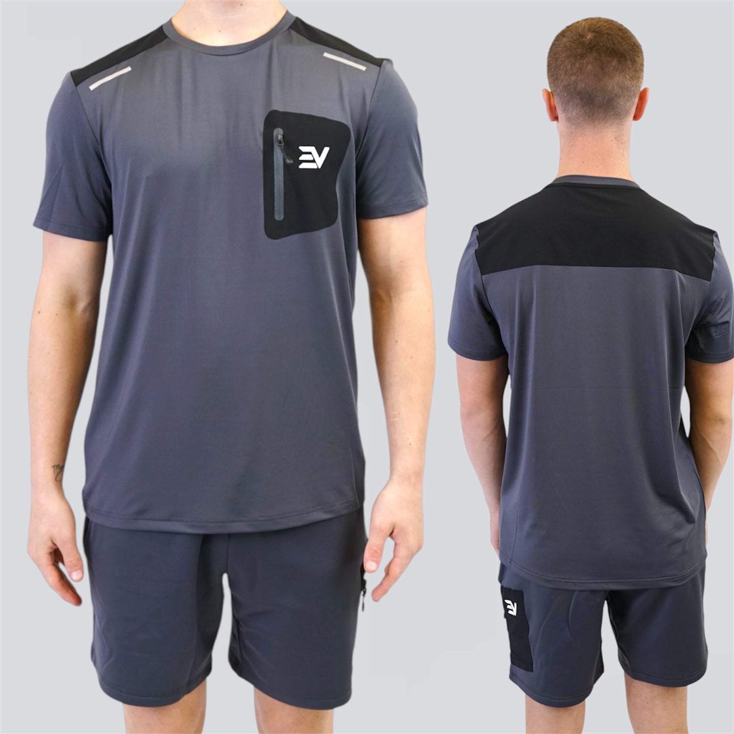 Envi Edge Tee Set - Grey