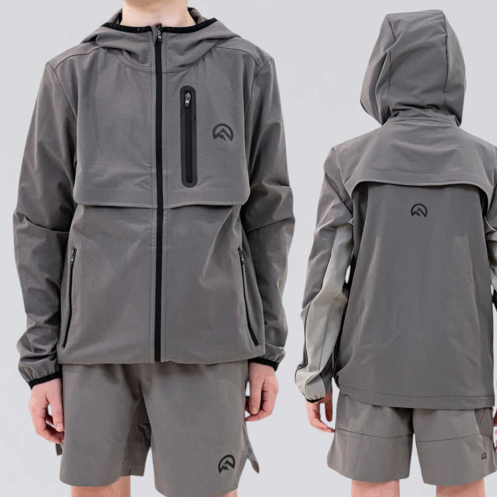 Flux Versatility Set - Jacket & Shorts - Grey / Black (Junior)
