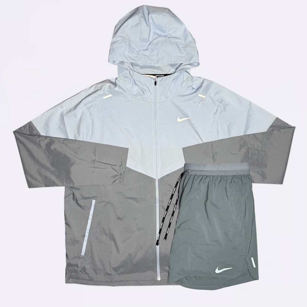 Nike Windrunner & Flex Stride - Cobalt / Grey