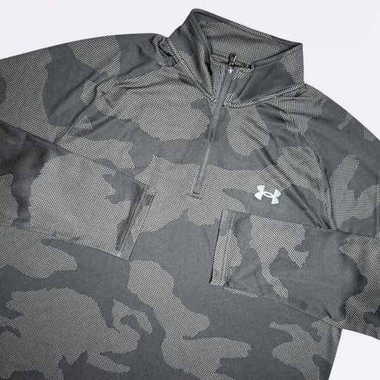 Under Armour Jacquard Half Zip Black