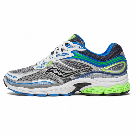 Saucony ProGrid Omni 9 Grey Slime Blue