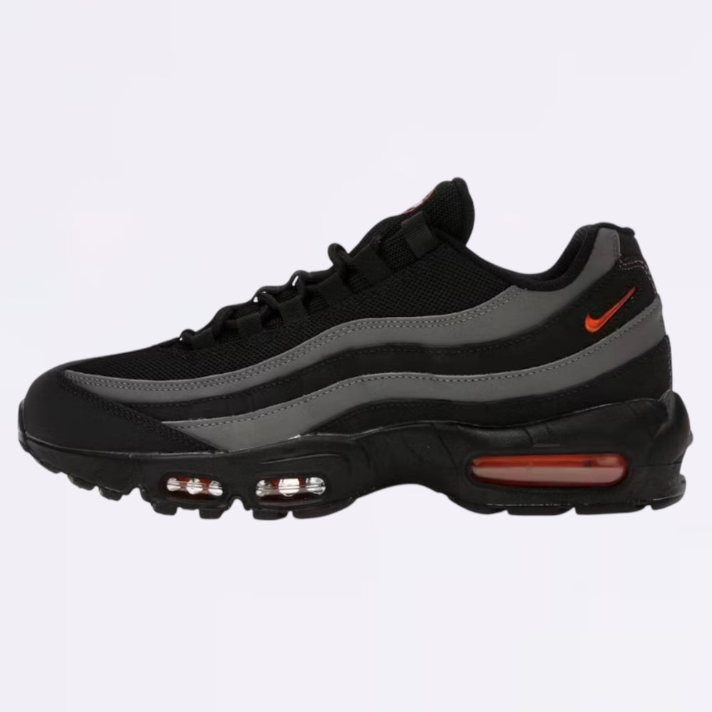 Nike Air Max 95 Black Orange Jewel Swoosh