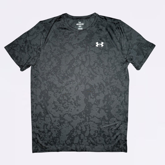 Under Armour Vent Jacquard Black Tee (Junior)